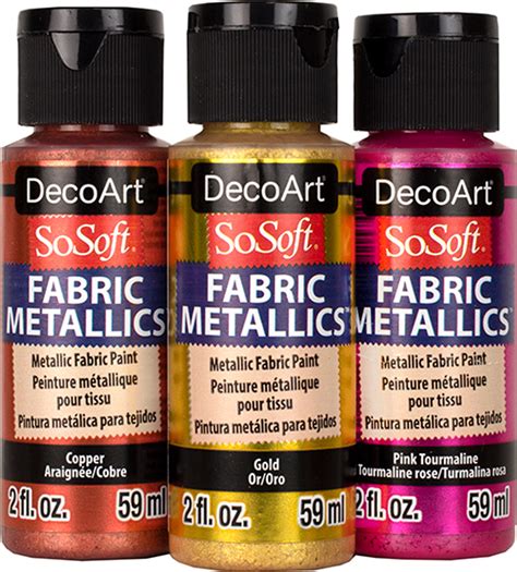 fashion show metallic fabric softpaint 24256|sosoft metallic paint.